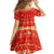 Merry Christmas Hawaii Kid Short Sleeve Dress Xmas Travel Map - Polynesian Pride