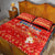 Merry Christmas Hawaii Quilt Bed Set Xmas Travel Map - Polynesian Pride