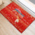 Merry Christmas Hawaii Rubber Doormat Xmas Travel Map - Polynesian Pride