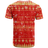Merry Christmas Hawaii T Shirt Xmas Travel Map - Polynesian Pride