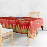 Merry Christmas Hawaii Tablecloth Xmas Travel Map - Polynesian Pride