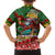 Mele Kalikimaka Shaka Santa Family Matching Summer Maxi Dress and Hawaiian Shirt Hawaiian Surf Christmas Design with Aloha Spirit - Polynesian Pride