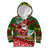 Mele Kalikimaka Shaka Santa Kid Hoodie Hawaiian Surf Christmas Design with Aloha Spirit - Polynesian Pride