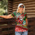 Mele Kalikimaka Shaka Santa Women Polo Shirt Hawaiian Surf Christmas Design with Aloha Spirit - Polynesian Pride