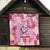 Butterfly Polynesia Breast Cancer Quilt Nobody Fights Alone Pink Out Tropical Hibiscus