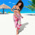 Butterfly Polynesia Breast Cancer Sarong Nobody Fights Alone Pink Out Tropical Hibiscus