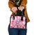 Butterfly Polynesia Breast Cancer Shoulder Handbag Nobody Fights Alone Pink Out Tropical Hibiscus
