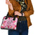 Butterfly Polynesia Breast Cancer Shoulder Handbag Nobody Fights Alone Pink Out Tropical Hibiscus