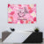 Butterfly Polynesia Breast Cancer Tapestry Nobody Fights Alone Pink Out Tropical Hibiscus