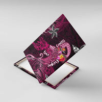 Breast Cancer Mermaid Polynesia Canvas Wall Art Faith Hope Love