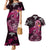Breast Cancer Mermaid Polynesia Couples Matching Mermaid Dress and Hawaiian Shirt Faith Hope Love