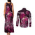 Breast Cancer Mermaid Polynesia Couples Matching Tank Maxi Dress and Long Sleeve Button Shirt Faith Hope Love