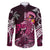 Breast Cancer Mermaid Polynesia Family Matching Puletasi and Hawaiian Shirt Faith Hope Love