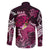 Breast Cancer Mermaid Polynesia Family Matching Puletasi and Hawaiian Shirt Faith Hope Love
