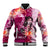 Breast Cancer New Zealand Baseball Jacket Maori Aotearoa Girl Pink Out