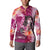 Breast Cancer New Zealand Button Sweatshirt Maori Aotearoa Girl Pink Out