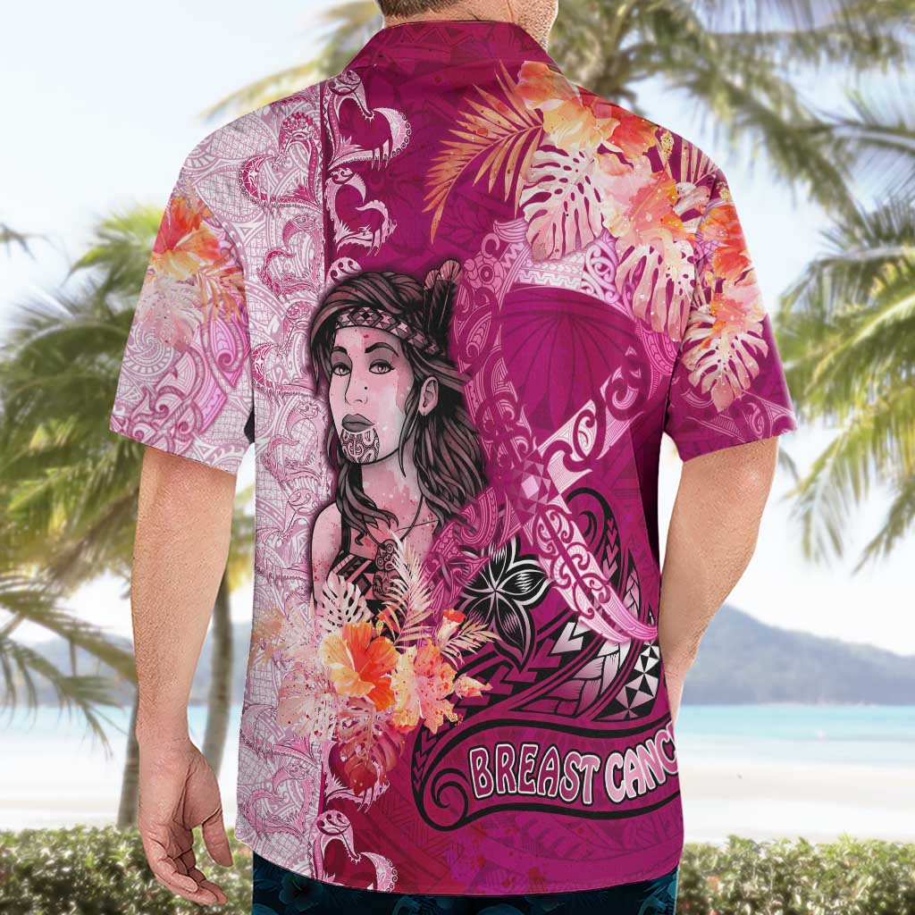 Breast Cancer New Zealand Hawaiian Shirt Maori Aotearoa Girl Pink Out
