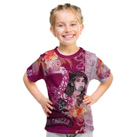 Breast Cancer New Zealand Kid T Shirt Maori Aotearoa Girl Pink Out