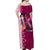 Breast Cancer New Zealand Off Shoulder Maxi Dress Maori Aotearoa Girl Pink Out
