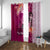 Breast Cancer New Zealand Window Curtain Maori Aotearoa Girl Pink Out