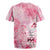 Breast Cancer Awareness Month Rugby Jersey Butterfly Polynesia Watercolor Pink