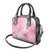 Breast Cancer Awareness Month Shoulder Handbag Butterfly Polynesia Watercolor Pink