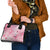 Breast Cancer Awareness Month Shoulder Handbag Butterfly Polynesia Watercolor Pink
