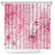 Breast Cancer Awareness Month Shower Curtain Butterfly Polynesia Watercolor Pink
