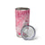 Breast Cancer Awareness Month Tumbler Cup Butterfly Polynesia Watercolor Pink