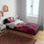 Breast Cancer Warrior Bedding Set Angel Wings Polynesian Pattern