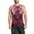 Breast Cancer Warrior Men Tank Top Angel Wings Polynesian Pattern