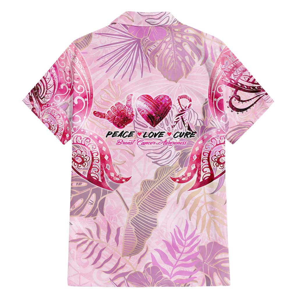Breast Cancer Polynesian Family Matching Tank Maxi Dress and Hawaiian Shirt I Can Do All Things Through Christ DT02 - Polynesian Pride