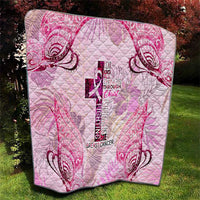 Breast Cancer Polynesian Quilt I Can Do All Things Through Christ DT02 - Polynesian Pride