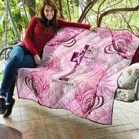 Breast Cancer Polynesian Quilt I Can Do All Things Through Christ DT02 - Polynesian Pride