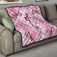 Breast Cancer Polynesian Quilt I Can Do All Things Through Christ DT02 - Polynesian Pride