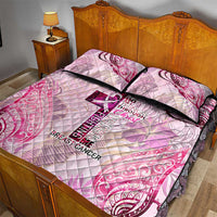 Breast Cancer Polynesian Quilt Bed Set I Can Do All Things Through Christ