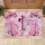 Breast Cancer Polynesian Rubber Doormat I Can Do All Things Through Christ
