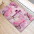 Breast Cancer Polynesian Rubber Doormat I Can Do All Things Through Christ