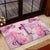Breast Cancer Polynesian Rubber Doormat I Can Do All Things Through Christ