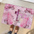 Breast Cancer Polynesian Rubber Doormat I Can Do All Things Through Christ