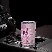 Breast Cancer Polynesian Tumbler Cup I Can Do All Things Through Christ