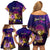 Wallis and Futuna Family Matching Off Shoulder Short Dress and Hawaiian Shirt Whale Hibiscus Polynesian