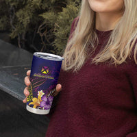 Wallis and Futuna Tumbler Cup Whale Hibiscus Polynesian