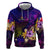 Wallis and Futuna Zip Hoodie Whale Hibiscus Polynesian