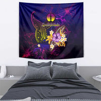 New Caledonia Tapestry Whale Hibiscus Polynesian