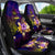 Tahiti French Polynesia Car Seat Cover Whale Hibiscus Polynesian