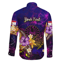 Tahiti French Polynesia Family Matching Puletasi and Hawaiian Shirt Whale Hibiscus Polynesian