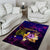 Cook Islands Area Rug Whale Hibiscus Polynesian
