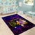 Cook Islands Area Rug Whale Hibiscus Polynesian