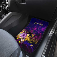 Cook Islands Car Mats Whale Hibiscus Polynesian